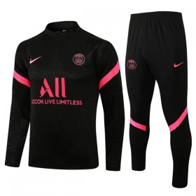 Paris Saint Germain Sudadera De Entrenamiento Trajes 2021/22 Negra Quarter-Zip - Hombre